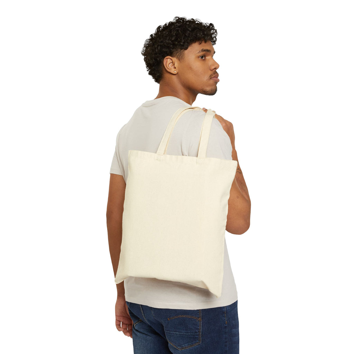 Headless Horseman Halloween Tote Bag - Pumpkin Jack-O'-Lantern Canvas Tote